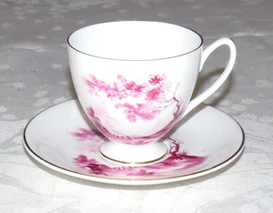 Shelley Bone China Rural England Cup & Saucer - Picture 1 of 3