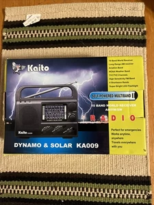 Kaito Dynamofunk autarker Weltempfänger Notfunkgerät KA009 schwarz - Bild 1 von 6