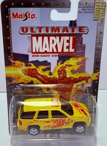 HUMAN TORCH-Chevy Blazer Maisto Ultimate Marvel Die-Cast Collection Series 1–MOC - Picture 1 of 7