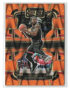 Cam Whitmore 2023-24 Panini Select Orange Tectonic RC Rookie #69-HOU - Picture 1 of 2