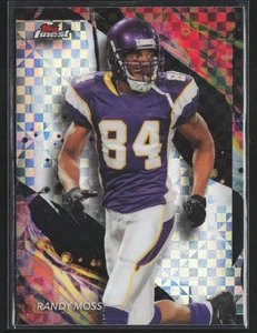 Randy Moss 2024 Finest Uncommon Checkerboard Refractor #132 Minnesota Vikings - Bild 1 von 2