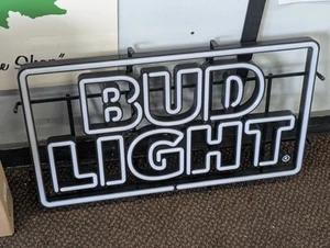 BUD LIGHT Iconic G2 LED Opti Neon Beer Sign 28" x 17" NIB - Picture 1 of 7