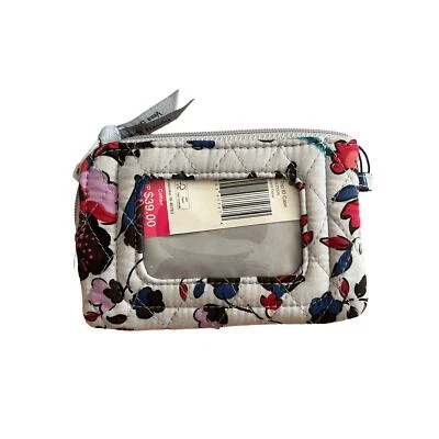 Vera Bradley RFID zip Top ID Case in Vineyard Floral - Изображение 1 из 3