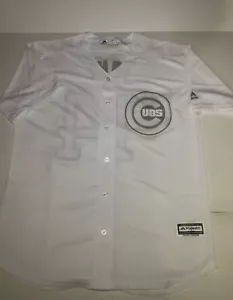 Men's Majestic Anthony Rizzo "Tony" White Chicago Cubs 2019 Player Jersey Sz XL - Picture 1 of 5