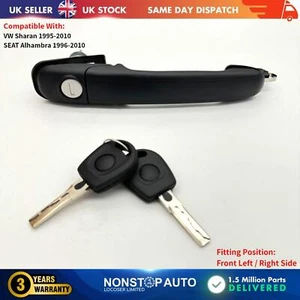 Manija de puerta exterior delantera izquierda o derecha para VW Sharan SEAT Alhambra - Imagen 1 de 8