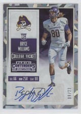 2016 Contenders Draft Picks College Ticket Cracked Ice /23 Bryce Williams Auto