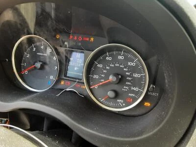 Grupo de velocímetro Subaru Impreza 2016 fabricante de equipos originales | CVT | MPH | 2,0 L 62 k millas Foto 1 de 4
