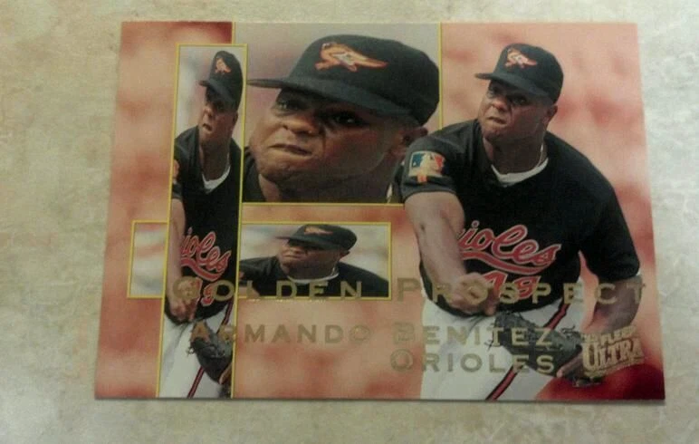 ARMANDO BENITEZ 1995 FLEER ULTRA GOLDEN PROSPECT INSERT CARD - Image 1 of 1