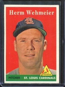 1958 Topps Baseball # 248 Herm Wehmeier NM Near Mint - Picture 1 of 2
