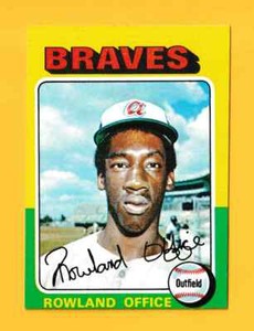 1975 Topps Mini Rowland Office Atlanta Braves #262 (KCR)