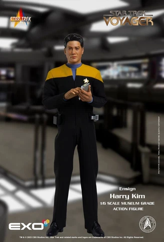 EXO-6 Star Trek Voyager 1/6 Ensign Harry Kim Action Figure w/Lieutenant JG pip Cover