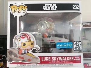 Funko Pop Star Wars Luke Skywalker mit X-Wing Walmart exklusive Figur 232 - Bild 1 von 1