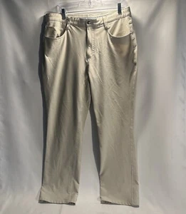 Footjoy FJ Athletic Fit Golf Pants 5 Pocket Khaki Stretch Men's Size 36x30 - Picture 1 of 6