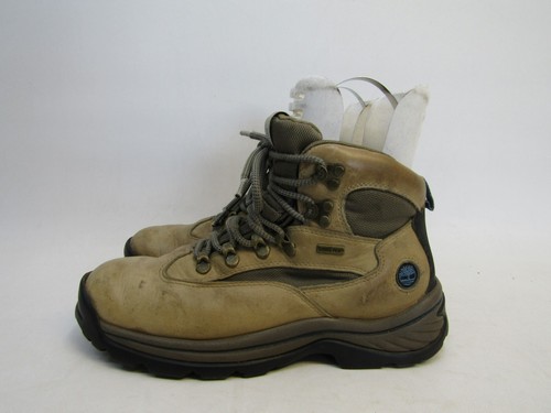 Stivaletti alla moda Timberland taglia 9 M marroni in pelle con lacci