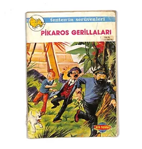 1981 THE TINTIN COMIC THE ADVENTURE OF TINTIN Türkische Variante 124 Seiten - Bild 1 von 2