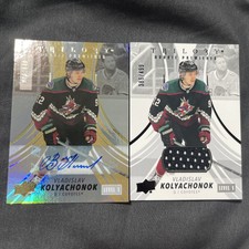 22-23 Vladislav Kolyachonok Rookie Premieres Level 1 Auto /449 And /499 Jersey