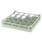  Vollrath Green Plastic 20 Compartment Dishwasher Glass Rack Height 2-11/16"
