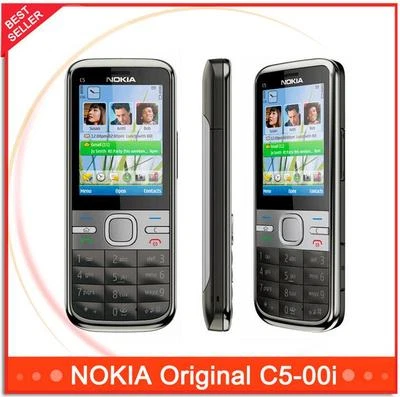 Nokia C5-00i C5-00 Cellphone 5MP 3G WCDMA Dual Camera Bluetooth Long Stand-by - Image 1 of 4
