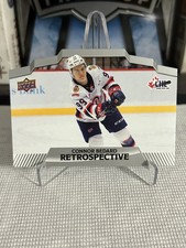 2022-23 Upper Deck CHL CONNOR BEDARD Retrospective CB15 Regina Pats Chicago Hawk