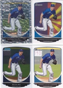 Mitch Nay 2013 Bowman BP17 Prospect Card Lot Chrome + Base w/parallels - Picture 1 of 1