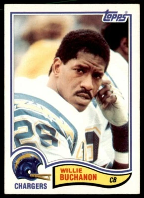 1982 Topps Willie Buchanon San Diego Chargers #227 - Image 1 of 2