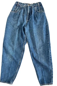 Vintage Palmetto's Damen blau Baumwolle hoher Bund Jeans Größe Petites 8P - Bild 1 von 11