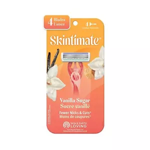 Skintimate Vanilla Sugar 4-pk Disposable Razors 4pack-12 razors free shipping - Picture 1 of 6