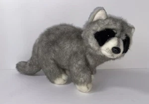 DEMDACO Nat & Jules Racoon Plush - Gray, Realistic, Soft - Picture 1 of 12