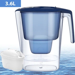 WASSERKANNE COOL 3,6L BLAU INKL. 1 FILTER KOMPAKTER & LEICHTER WASSERFILTER DHL - Bild 1 von 12