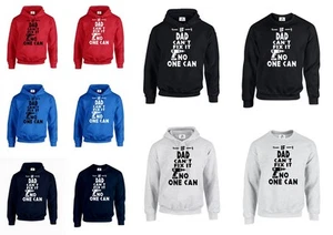 Se Papà Can'T Fermaglio It Maglione con Cappuccio Compleanno Top Giorno Regalo - Bild 1 von 11