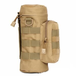 Tactical Molle Water Bottle Pouch Outdoor Kettle Bag Wallet Phone Carry Bag Case