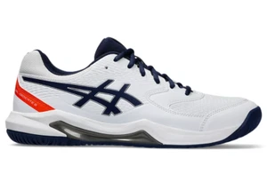 CLEARANCE!! Asics Gel Dedicate 8 Mens Tennis Shoes (D Standard) (102) - Picture 1 of 18