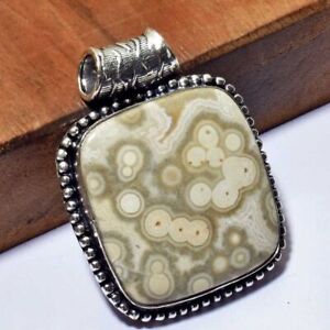 Ocean Jasper Ethnic Handmade Pendant Jewelry 1.76"AP 95720