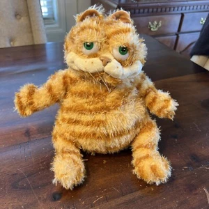 Orange Garfield Fat Cat Plush Angry Cat Stuffed 11” Plush Nice! Retired CUTE!! - Picture 1 of 9