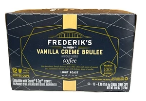 Frederik's By Meijer Crema de Vainilla Brulee Café Tostado Ligero Keurig K Tazas 12 ct - Imagen 1 de 1