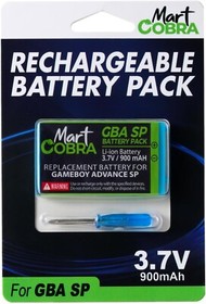Mart Cobra - Gameboy Advance SP Battery Pack - Rechargeable - Screwdriver [New]