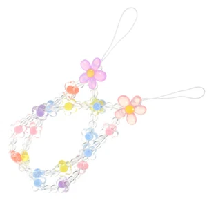 2 Pcs Beaded Phone Chain Keychain Charm Wristlet Strap Decoration - Zdjęcie 1 z 12
