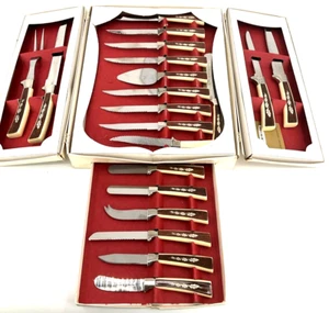 VINTAGE Regent Sheffield Stainless Steel 19 Piece Treasure Chest MADE IN ENGLAND - Picture 1 of 13