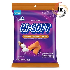1x Bag Morinaga Hi-Soft Salted Caramel Flavored Soft & Chewy Sweet Chews | 3oz - Picture 1 of 1