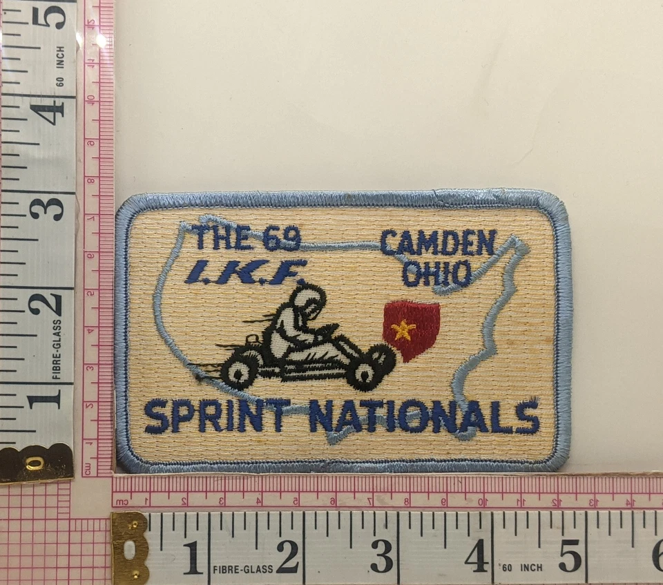 The 69 I.K.F Sprint Nationals Camden Ohio Jacket Vest Patch Crest Badge - Image 1 of 1