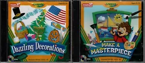 Crayola Make A Masterpiece & Dazzling Decorations Pc Brand New XP - Picture 1 of 2