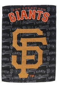 MLB Team Sport San Francisco Giants WILDLEDER GLITZER Garten Flagge 12,5" x 18" - Bild 1 von 1