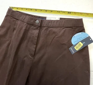 Westbound The Madison Ave Damen 10 braune Hosen Secret Support gerades Bein NEU - Bild 1 von 9