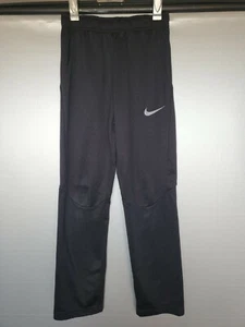 Nike Therma Dri-Fit Fleece Training Pants, Black Pockets kids large - Picture 1 of 6