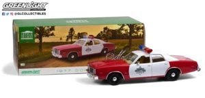 Greenlight 19097 1:18 Artisan Collezione 1977 Dodge Monaco Finchburg Sceriffo - Foto 1 di 1