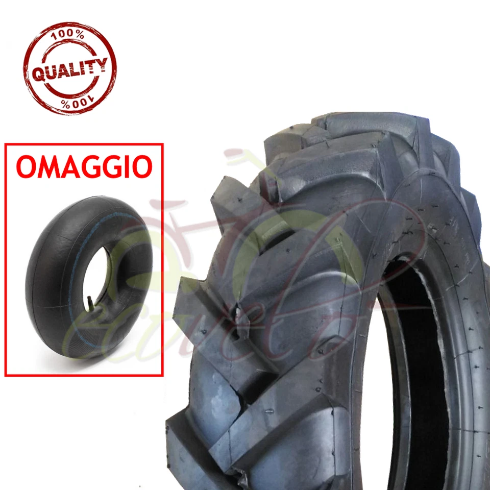 Reifen + Schlauch Rasentraktor 4.00 - 10 Gummi Rad Reifen Motorhacke - Bild 1 von 1
