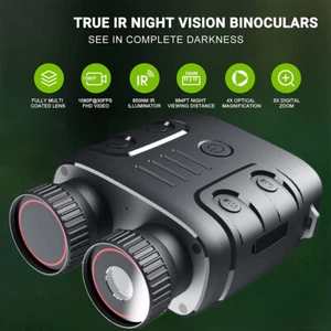HD Night Vision Scope Binoculars 5X Digital Zoom Night Goggles f Hunting Camping - Picture 1 of 10