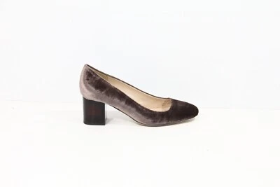 Zapatos elegantes de tacón J Crew Lucite de terciopelo talla 6,5 para mujer hechos en Italia Foto 1 de 4