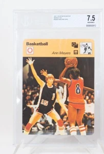1977-79 Sportscaster Ann Meyers series 103 # 103-04 BGS 7.5 rookie 2nd highest - Picture 1 of 2