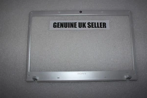 White Sony Vaio VPCEH Screen Bezel Plastic Surround - Picture 1 of 2